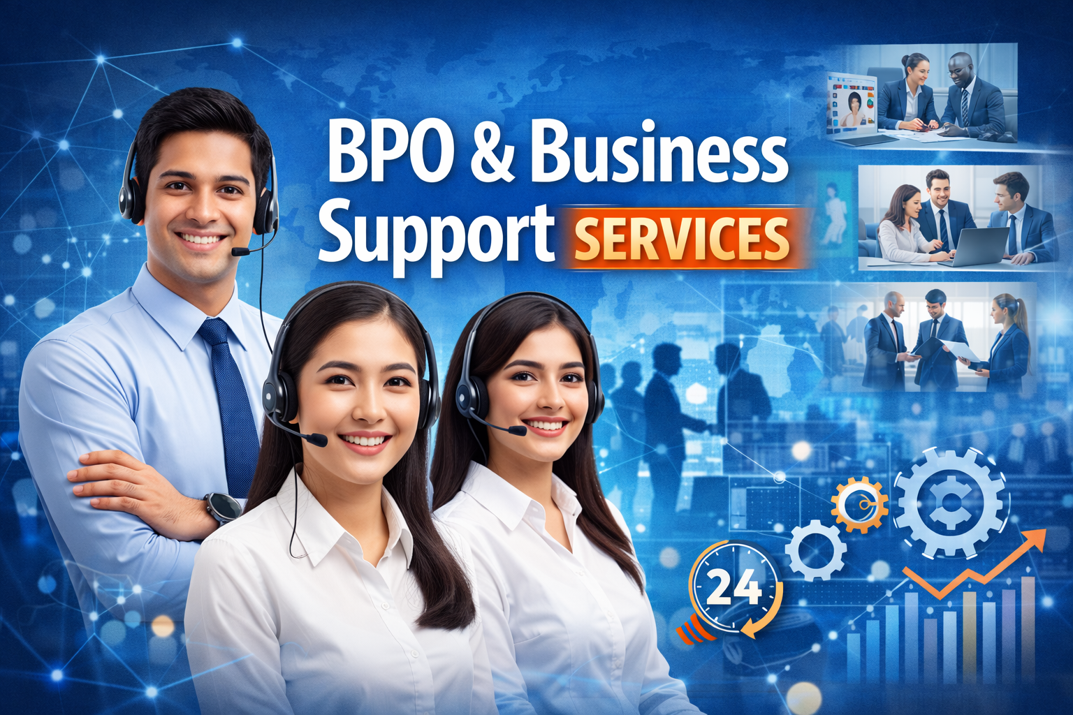 Training classroom with students